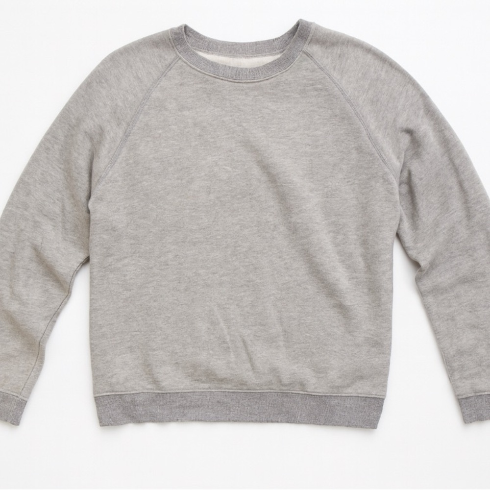 Jenni Kayne Light Gray Crew Neck Sweater